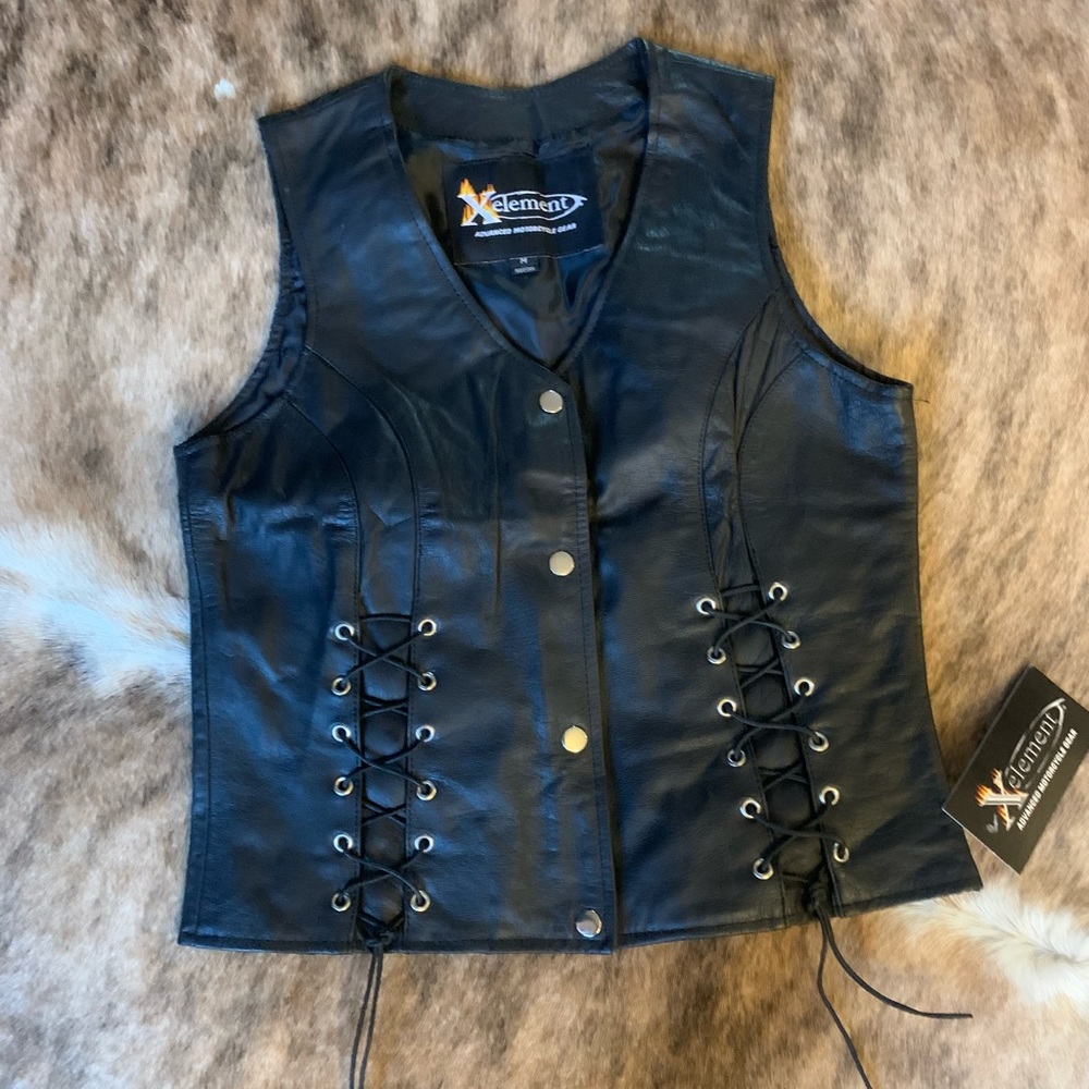 Ladies motorcycle vest